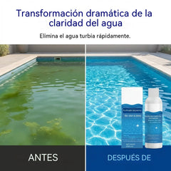 ⏰💦Compra 1 y recibe 1 gratis（2 botella）🏊‍♂️ Líquido Clarificador para Piscinas – Agua Transparente en Horas, Sin Esfuerzo ✨