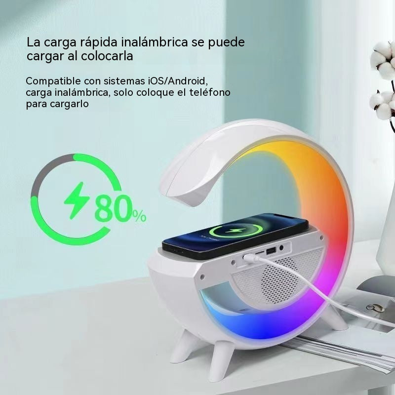 ✨ Lámpara LED Atmosférica Inteligente con Despertador y Música