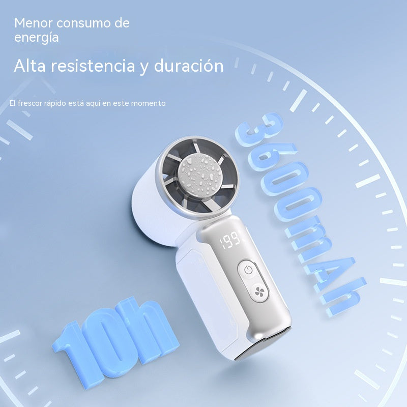 ❄️🌬️Ventilador pequeño portátil de alta velocidad y larga duración.