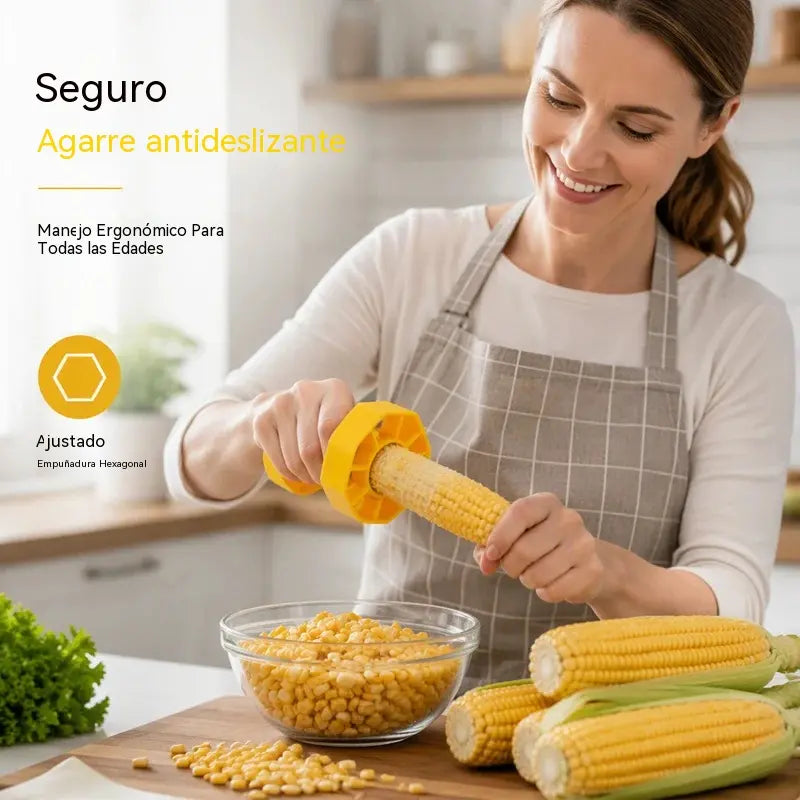 🌽🔥 Desgranador de maíz manual portátil para cocina y exteriores: ¡desgrana granos frescos en segundos, sin necesidad de electricidad! 🏕️✨