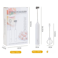 ✨Batidor de huevos totalmente automático 2 en 1,El aliado ideal para la repostería fácil y el café
