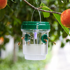 【2 piezas 29 €】🐝☀️ Trampa solar para avispas para patios y jardines 🔋🌿 – Altamente eficiente, recargable, resistente a la intemperie, cubre hasta 500 metros cuadrados.