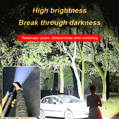 ✨️【35%OFF】🔦Nueva luz de patrulla exterior, potente linterna con disparo prolongado