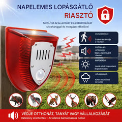 👏👏【✨Kupite eno, dobite eno brezplačno】Solarna varnostna alarmna lučka