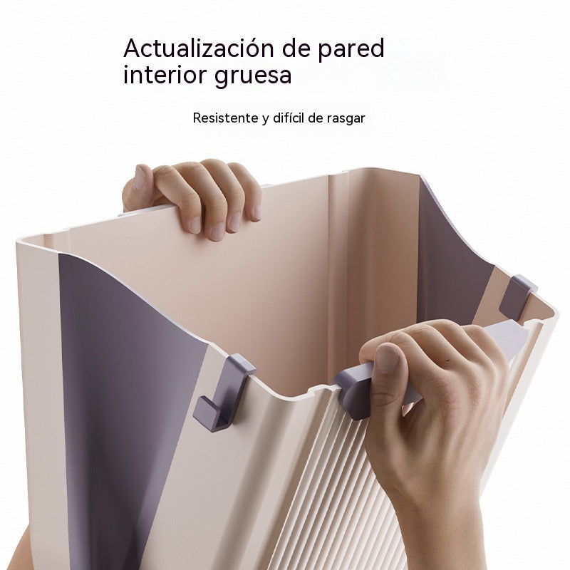 🗑️🚪Cubo de basura plegable colgante para cocina, cubo de basura colgante para puerta de armario doméstico