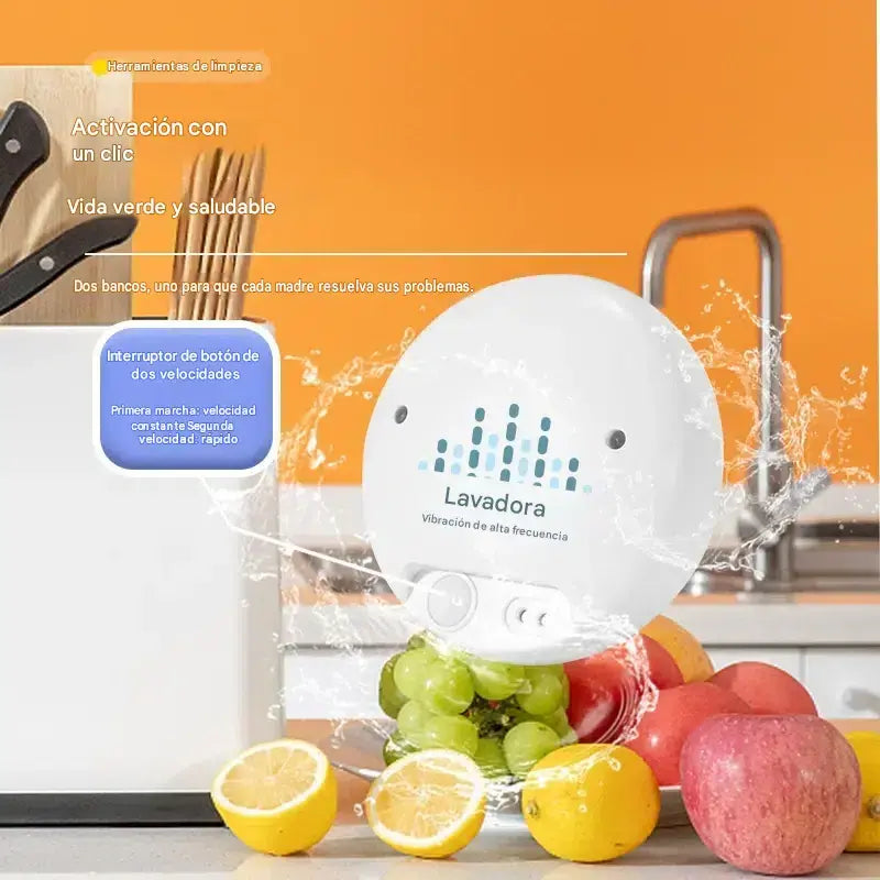 🔥¡50% de descuento! Limpiador ultrasónico portátil de frutas y verduras.