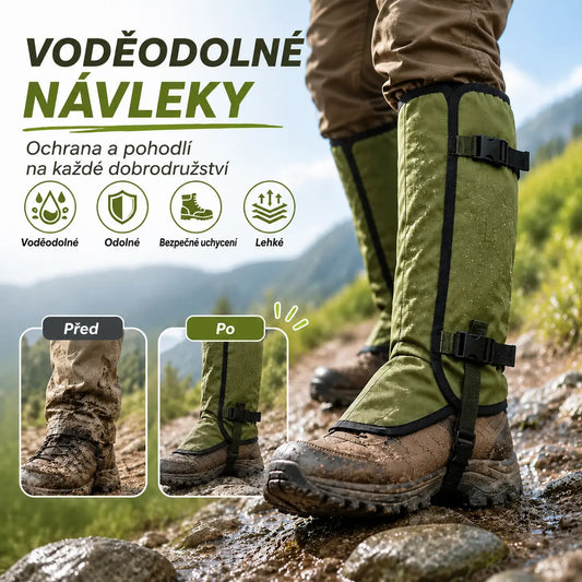 🏕️✅ Nepromokavé návleky na nohy pro outdoorové turistiku, ochrana proti uštknutí hadem, vhodné pro turistiku a outdoorová dobrodružství.