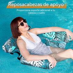 🏊¡Gran oferta de verano con un 60% de descuento! 💺 Silla flotante inflable: cómoda, estable y perfecta para relajarse en el agua 🌊
