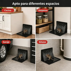 🐭💥【3 piezas】Trampas para ratones adhesivas extragruesas y súper resistentes | Ideales para hogares, tiendas y almacenes🏠