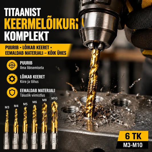 🔥【Osta 6, saa 6 tasuta (12 tk)】🧰🔩 Mitmeotstarbeline puuriterade komplekt