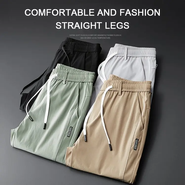 【Compre 1 y obtenga 1 gratis】👖【M-5XL】2025 nuevos pantalones elásticos informales para hombre, cómodos y a la moda