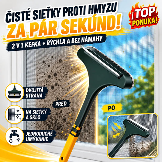✨2-v-1 viacúčelová čistiaca kefka✨Účinná pomôcka pri čistení