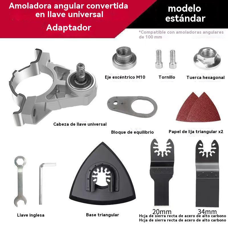 🔥【50% OFF！！！】🎁🎁Conjunto convertidor de amoladora angular🔥🔥