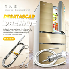 【Compra 1 y llévate 1 gratis】✨Kit de drenaje y limpieza de refrigeradores✨(2 juegos)