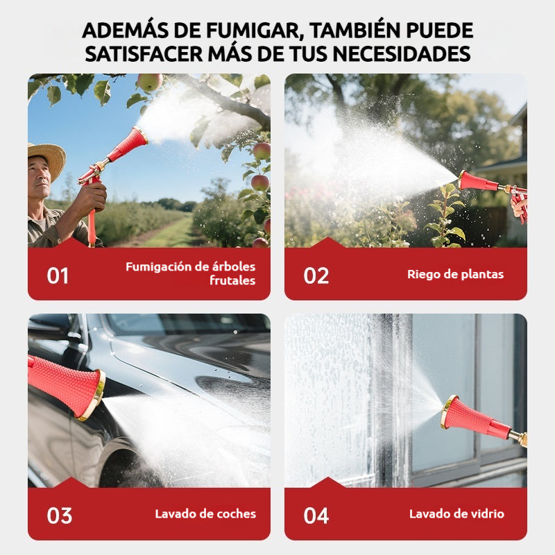 🚜💦 Pulverizador Agrícola de Alta Presión con Filtro Integrado y Boquilla Antiviento | Bomba de Émbolo Profesional 🌾✨