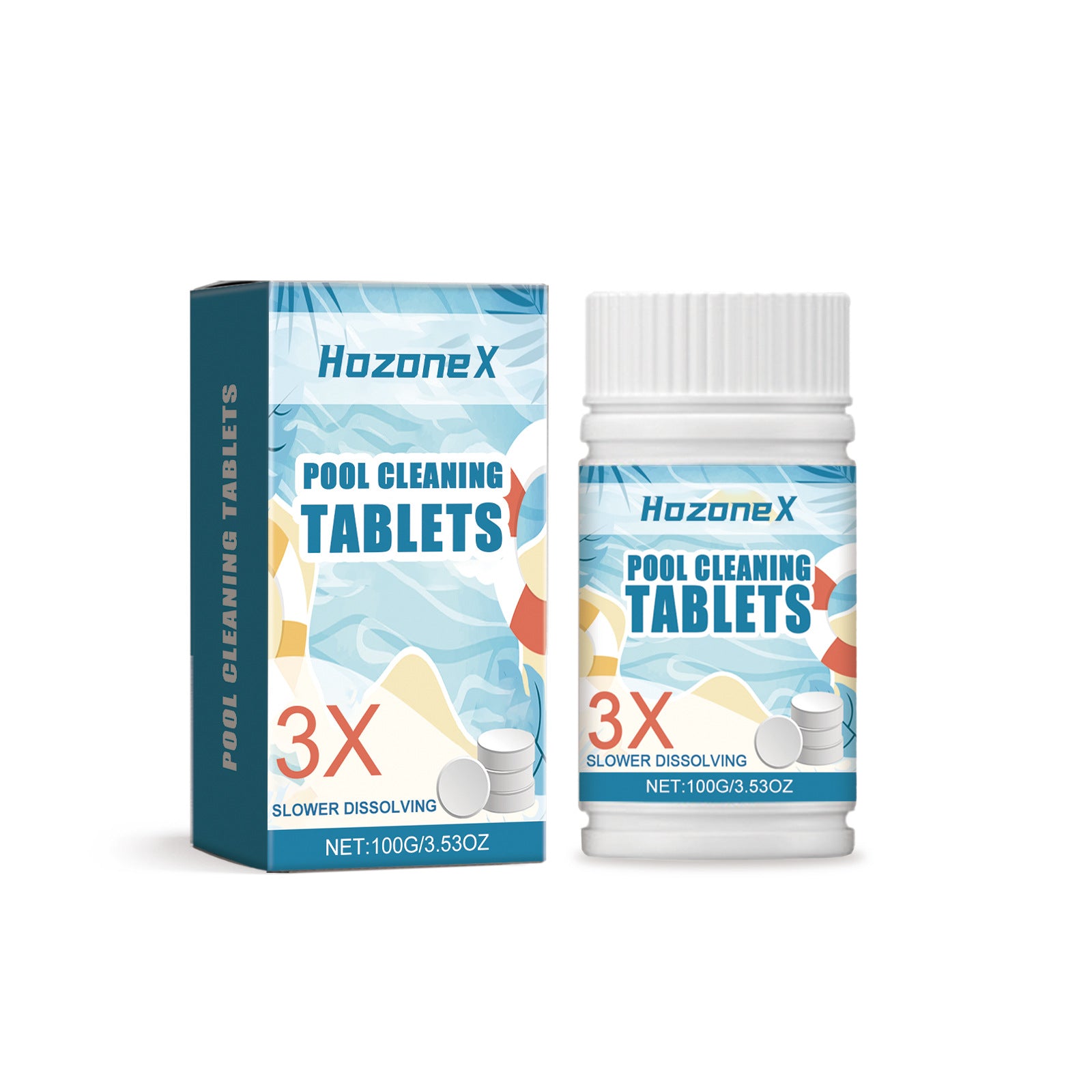 30%OFF🔥【Compra 1, llévate 1 gratis】🏊‍♀️💧Pastillas limpiadoras para piscinas para un agua clara y transparente.