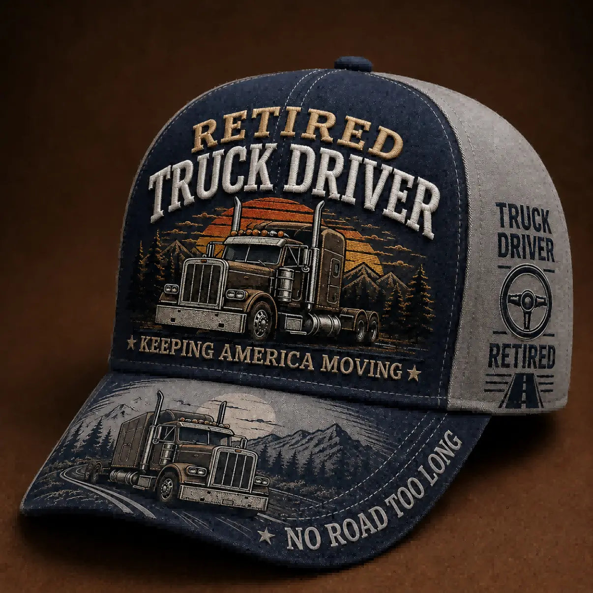 🚛 Sombrero de camionero jubilado