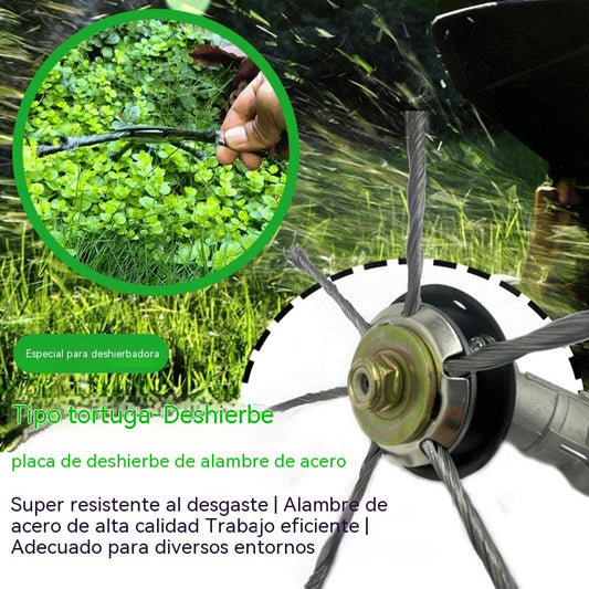 💯【Compra 1 y obten 1 gratis（2 piezas）】Disco de corte para cortacésped de alambre de acero de 6 pulgadas