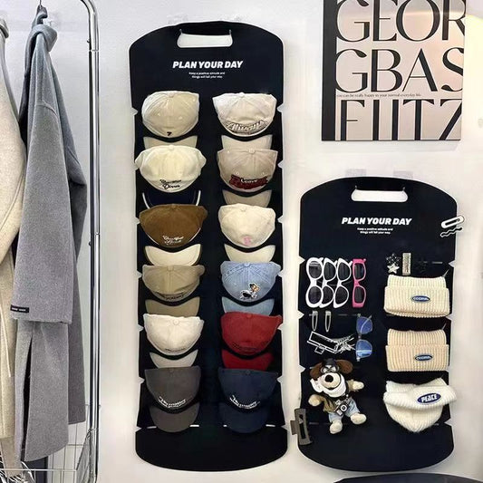 🔥🧢 50% kedvezmény! 🎩 12 zsebes akasztható kalaptartó: Formában tartja a kalapokat és megakadályozza a gyűrődéseket. Helytakarékos és könnyen felakasztható. 🏠✨