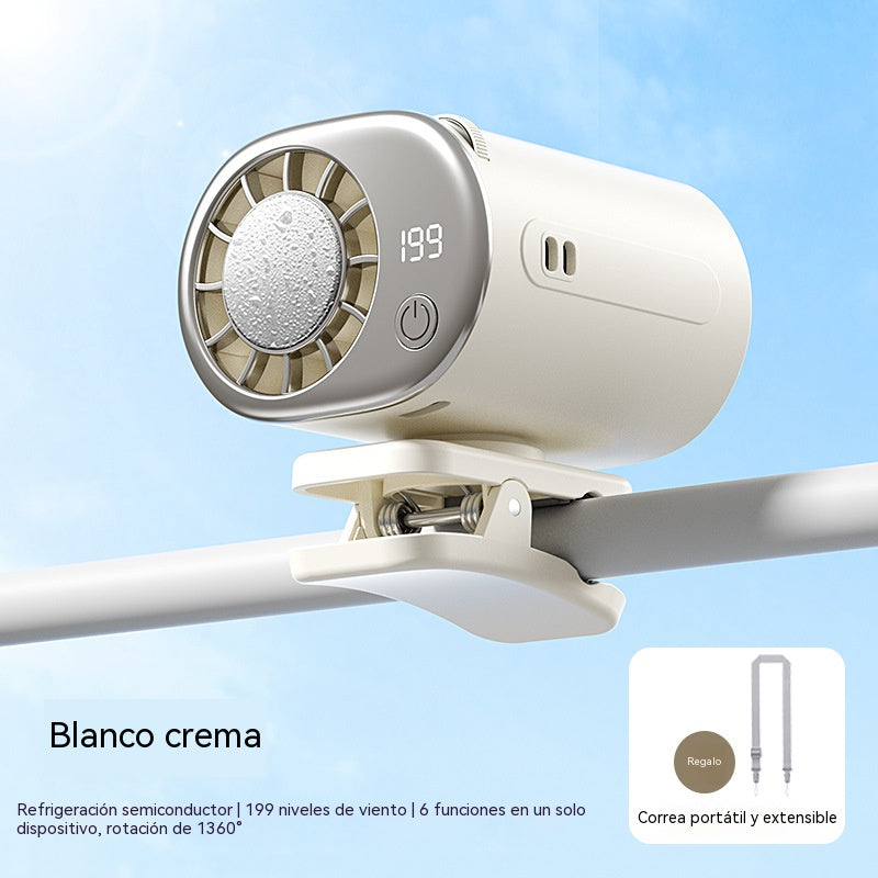 🔥¡OFERTA ESPECIAL! 50% DE DESCUENTO🔥 Ventilador personal manos libres con pantalla LED