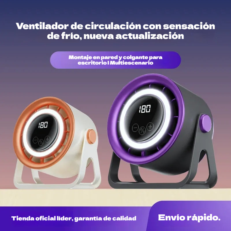 ✨✨Nuevo mini ventilador portátil recargable multifuncional para exteriores