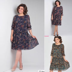 【🥇Vestido estampado de primavera 2025 más vendido】💥👗【S-5XL】