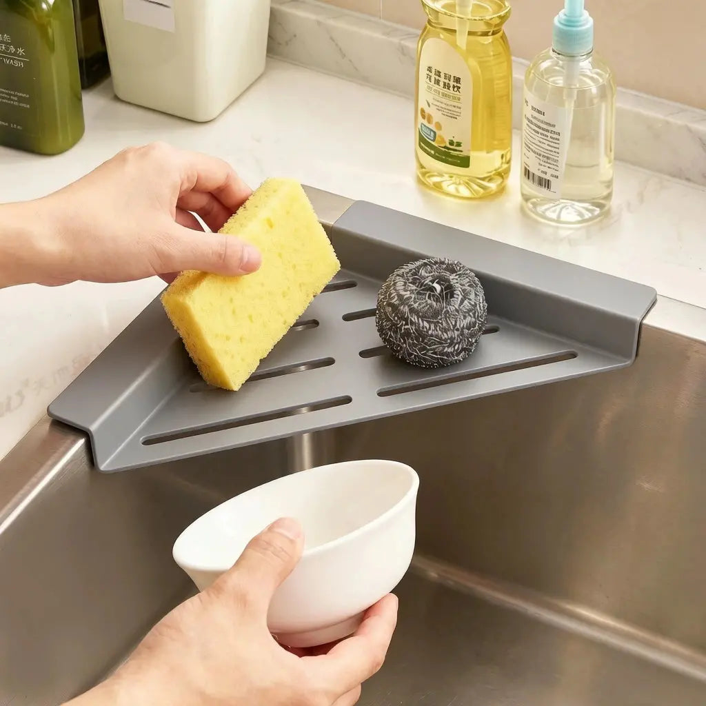 🧼 Organizador de Cocina con Drenaje Automático