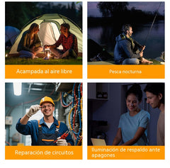 3 unidades 26€-- Luz LED de uso general compatible con varios tipos de baterías de litio.