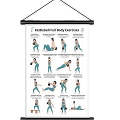 Póster de ejercicios de Tai Chi para personas mayores