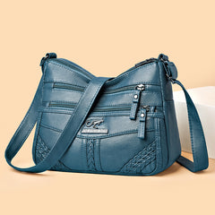 🔥30% de descuento】Elegante bolso de hombro de cuero suave y gran capacidad