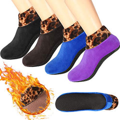 【4 pár】🧦Protišmykové termo ponožky na vnútorné použitie