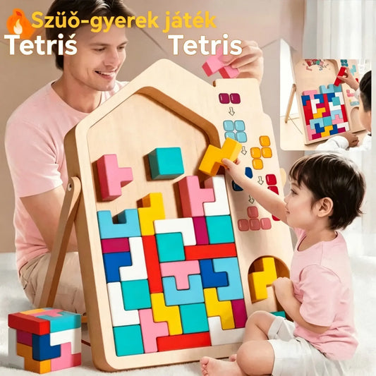 👶🌈🧩Vegyél egyet, a másodikat ajándékba kapod!🔥Tetris-stílusú kirakóelemek – fejlesztőjátékok agytornához és kognitív fejlődéshez.