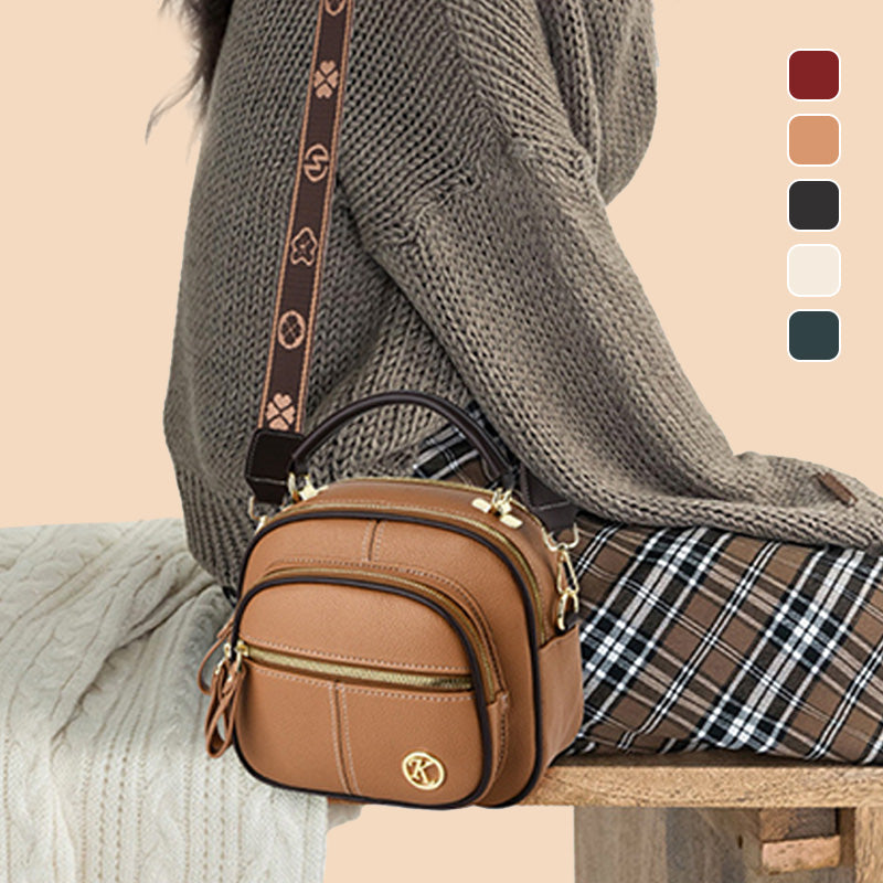 👜2025 nuevo bolso cruzado estampado de moda, gran capacidad, portátil