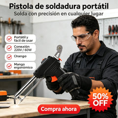 🔥🔩 Pistola de soldadura eléctrica manual, kit de soldadura automático ✅
