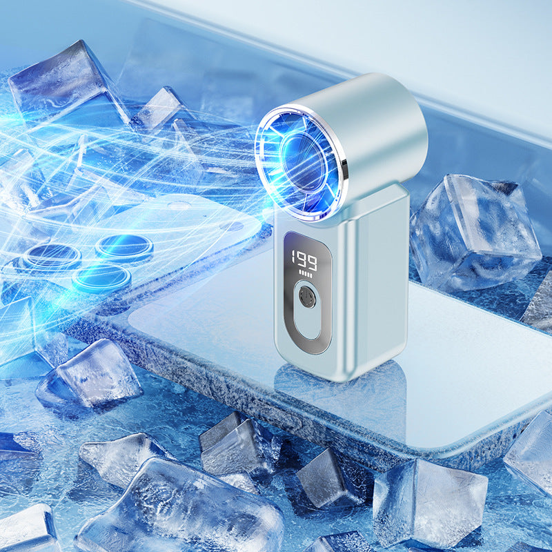 ❄Ventilador portátil de alta velocidad con sistema de superrefrigeración.