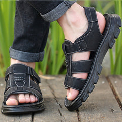 【38~44】Sandalias casuales de cuero para hombre