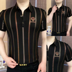 【🔥Oferta especial】👕‍♂️ Polo elegante con solapa para hombre