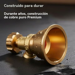 💦【Compra 1 y obten 1 gratis】Boquilla de Riego Ajustable de Latón para Pulverizador Agrícola 🌾