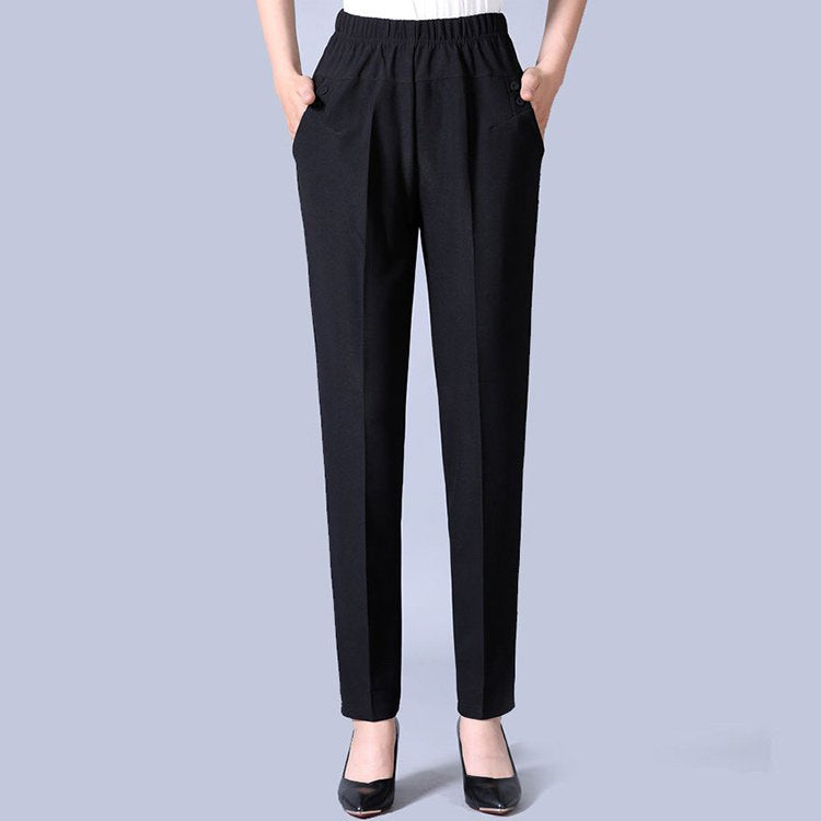 🏆🔥【45-90 kg】Nuevos pantalones rectos de talle alto para mujer, la elección perfecta para otoño e invierno