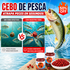 🔥🔥【10 piezas】(5 botellas de granulado grande + 5 botellas de granulado pequeño)Pellets de Cebo de Proteína Animal Fresca