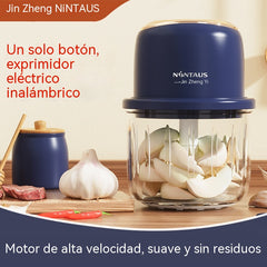 🧅🌶️Mini Picadora Eléctrica de Alimentos Eficiente e Inalámbrica