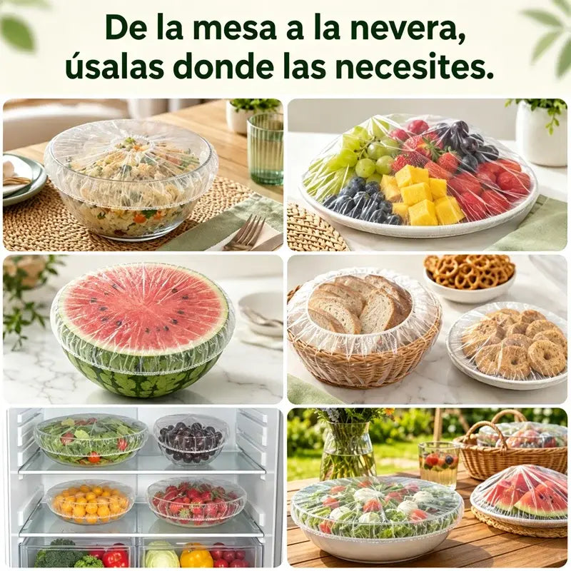 🔥(300 unidades)🍽️Funda de plástico antibacteriana extragrande y gruesa apta para uso alimentario