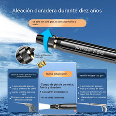 Boquilla de lavado doméstico de alta presión, pistola de agua telescópica para lavado de coches