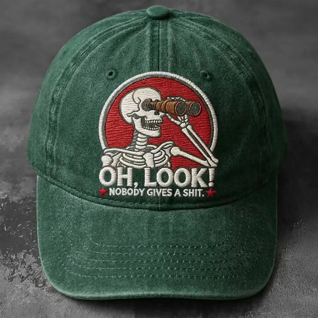 🧢💯Gorra de béisbol bordada con calavera