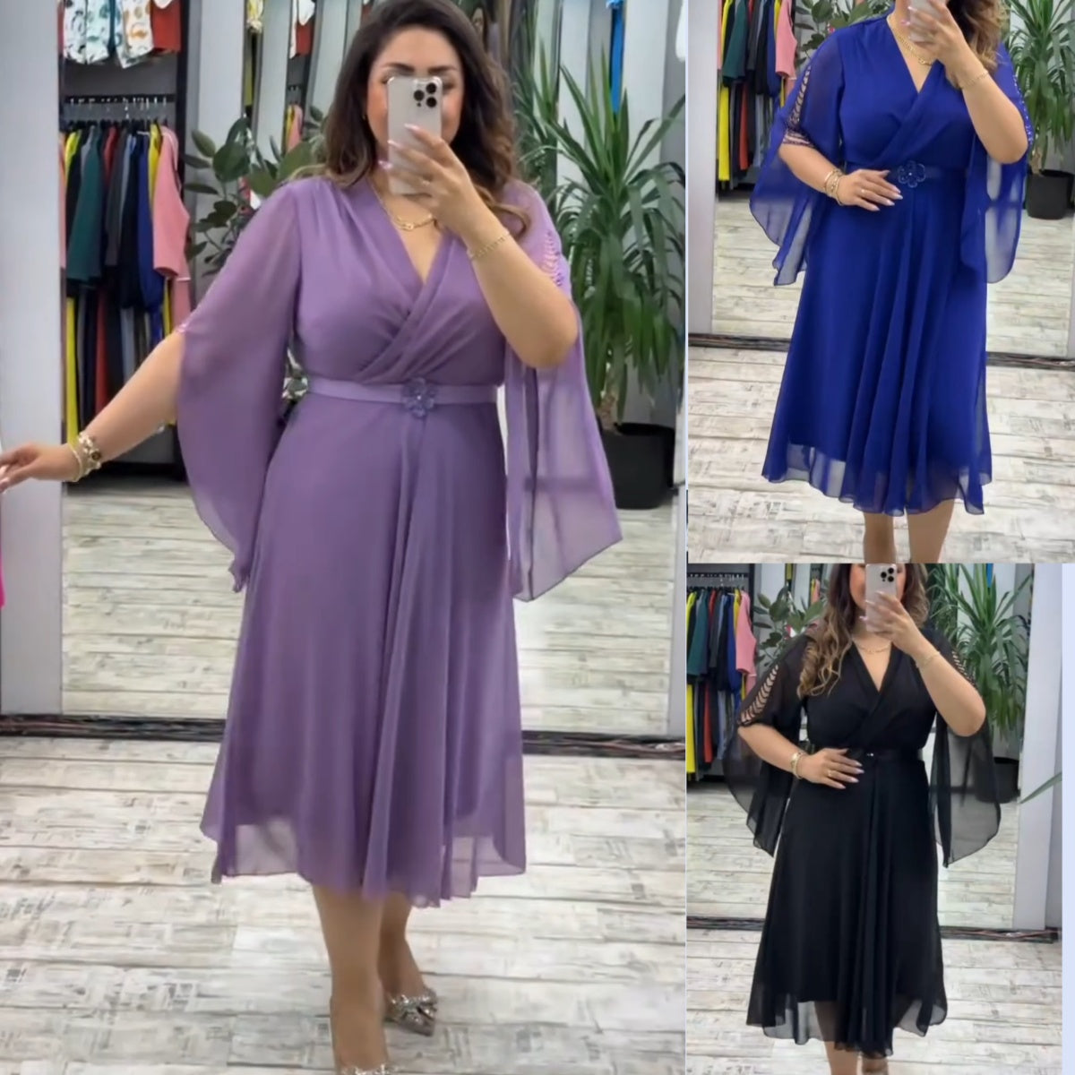 👗【Compra 1 y llévate 1】💥【S-5XL】Nuevo vestido de moda, diseño clásico, elegante y sencillo