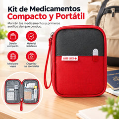 【🔥2 piezas】 📢¡Descuento del 49% por tiempo limitado! Botiquín médico de viaje práctico con múltiples bolsillos para una fácil organización 📦