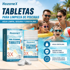 🔥【Compra 1, llévate 1 gratis】🏊‍♀️💧Pastillas limpiadoras para piscinas para un agua clara y transparente.