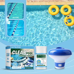 🔥【Compra 1, llévate 1 gratis】🏊‍♀️💧Pastillas limpiadoras para piscinas para un agua clara y transparente.