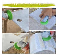 ⚙️📍✅【Compre 2 y obtenga 1 gratis】】💥Disco abrasivo multifuncional todo en uno, utilizado para bordes y biselados de vidrio/azulejos/piedra
