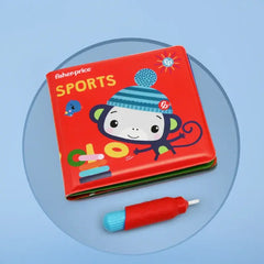 【Compra 1 y llévate 1 gratis】🧸 Libro de tela impermeable para baño que cambia de color – Juguete educativo resistente, irrompible y reutilizable 🌈